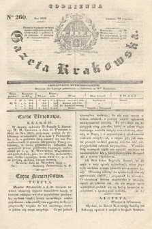 Codzienna Gazeta Krakowska. 1832, nr 260