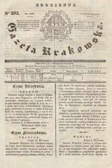 Codzienna Gazeta Krakowska. 1832, nr 262