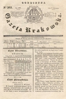 Codzienna Gazeta Krakowska. 1832, nr 263