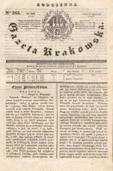 Codzienna Gazeta Krakowska. 1832, nr 265