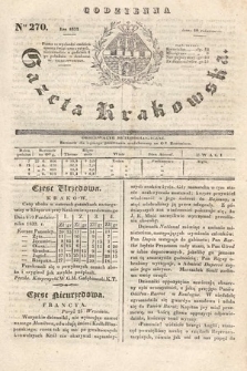 Codzienna Gazeta Krakowska. 1832, nr 270