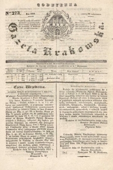 Codzienna Gazeta Krakowska. 1832, nr 273
