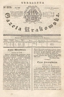 Codzienna Gazeta Krakowska. 1832, nr 275