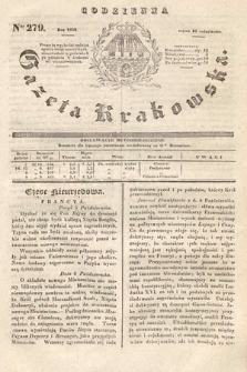 Codzienna Gazeta Krakowska. 1832, nr 279