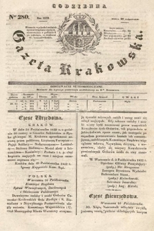 Codzienna Gazeta Krakowska. 1832, nr 280