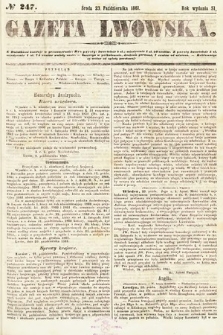 Gazeta Lwowska. 1861, nr 247