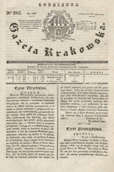 Codzienna Gazeta Krakowska. 1832, nr 282