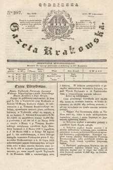 Codzienna Gazeta Krakowska. 1832, nr 287