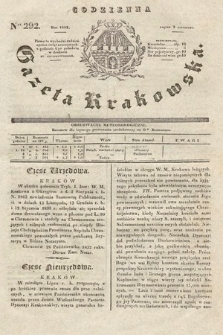 Codzienna Gazeta Krakowska. 1832, nr 292