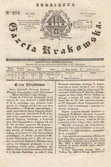Codzienna Gazeta Krakowska. 1832, nr 293
