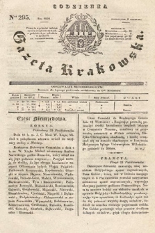 Codzienna Gazeta Krakowska. 1832, nr 295