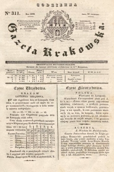 Codzienna Gazeta Krakowska. 1832, nr 311