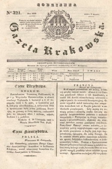 Codzienna Gazeta Krakowska. 1832, nr 321