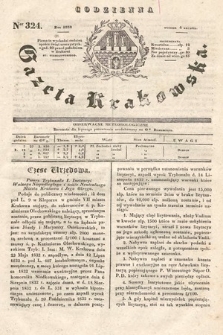 Codzienna Gazeta Krakowska. 1832, nr 324