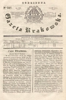 Codzienna Gazeta Krakowska. 1832, nr 327