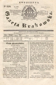 Codzienna Gazeta Krakowska. 1832, nr 328