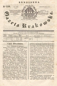 Codzienna Gazeta Krakowska. 1832, nr 329