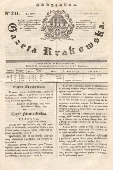 Codzienna Gazeta Krakowska. 1832, nr 341