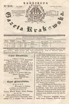 Codzienna Gazeta Krakowska. 1832, nr 344