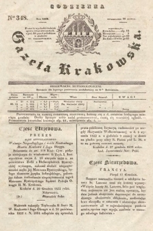 Codzienna Gazeta Krakowska. 1832, nr 348