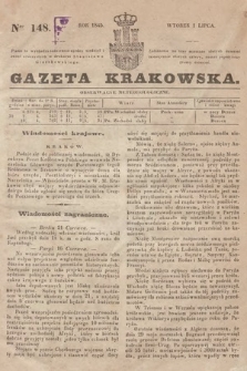 Gazeta Krakowska. 1845, nr 148