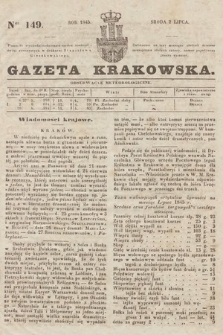 Gazeta Krakowska. 1845, nr 149