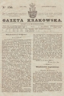 Gazeta Krakowska. 1845, nr 150
