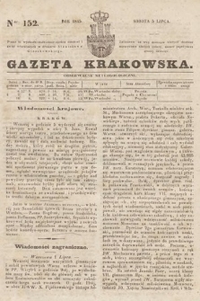 Gazeta Krakowska. 1845, nr 152