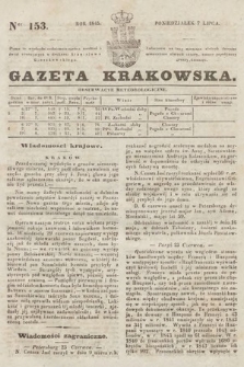 Gazeta Krakowska. 1845, nr 153
