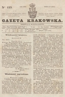 Gazeta Krakowska. 1845, nr 155