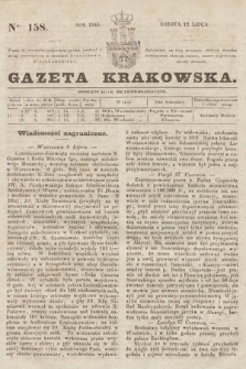 Gazeta Krakowska. 1845, nr 158