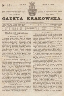 Gazeta Krakowska. 1845, nr 161