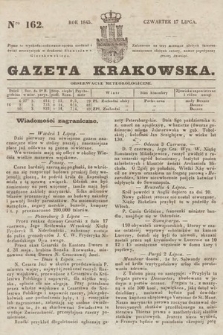 Gazeta Krakowska. 1845, nr 162
