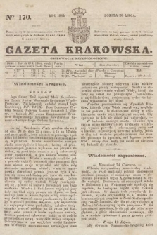 Gazeta Krakowska. 1845, nr 170