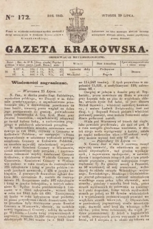 Gazeta Krakowska. 1845, nr 172