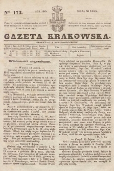 Gazeta Krakowska. 1845, nr 173