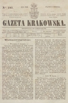 Gazeta Krakowska. 1845, nr 181