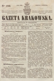 Gazeta Krakowska. 1845, nr 182