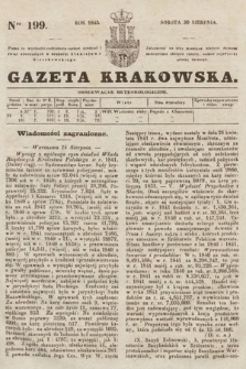 Gazeta Krakowska. 1845, nr 199