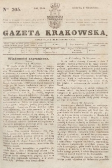 Gazeta Krakowska. 1845, nr 205