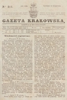 Gazeta Krakowska. 1845, nr 211