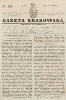 Gazeta Krakowska. 1845, nr 221