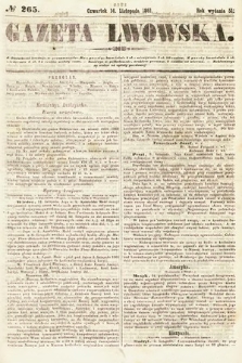 Gazeta Lwowska. 1861, nr 265