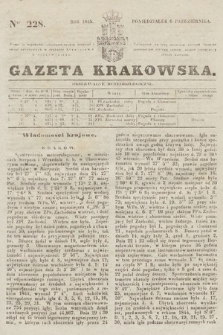 Gazeta Krakowska. 1845, nr 228