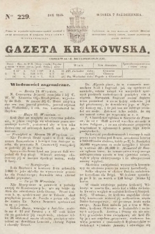 Gazeta Krakowska. 1845, nr 229