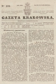 Gazeta Krakowska. 1845, nr 232