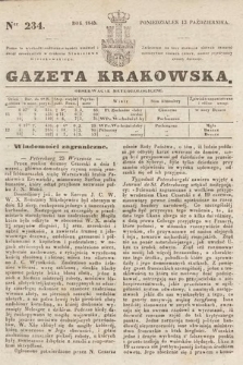 Gazeta Krakowska. 1845, nr 234
