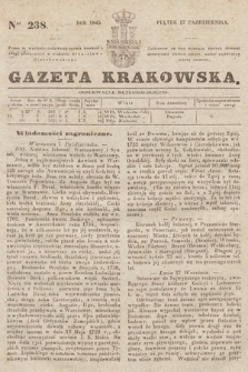 Gazeta Krakowska. 1845, nr 238