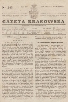 Gazeta Krakowska. 1845, nr 243