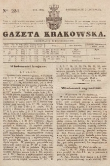 Gazeta Krakowska. 1845, nr 251